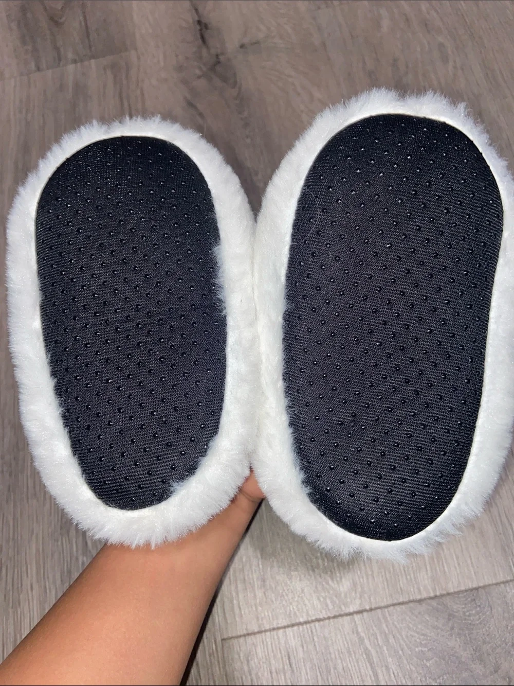 Kids Yeti Abominable Snowman Plush Slippers Toddler Kids Size 5-6 Soft Cozy
